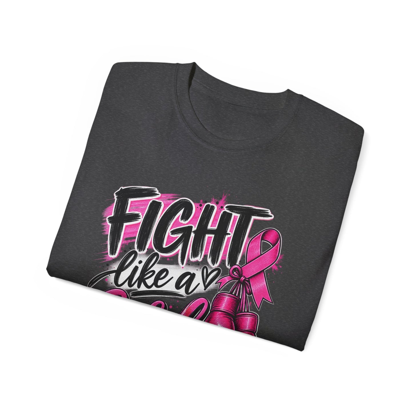 Fight Like a Girl Breast Cancer Awareness T-Shirt