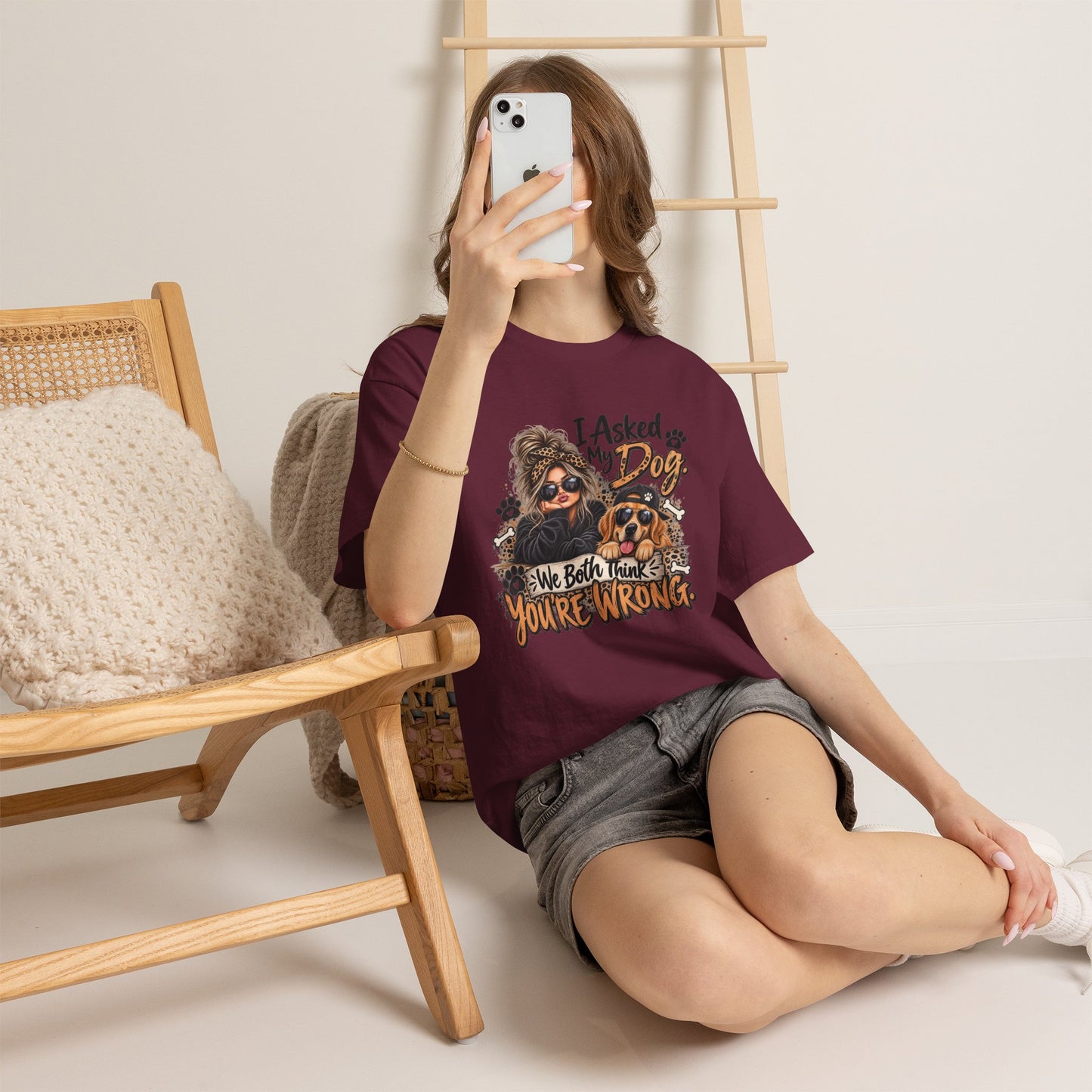 I Asked My Dog Shirt | Funny Dog Lover Graphic Tee