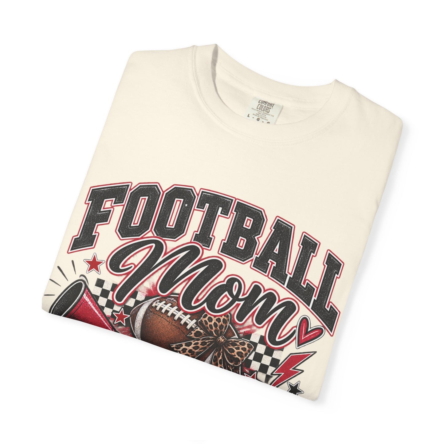 Football Mom Louder Than Your Coach Graphic Tee