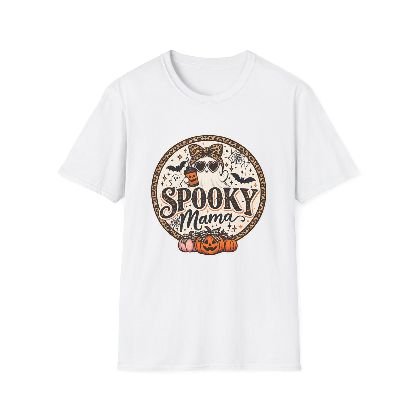 Spooky Mama T-Shirt — Halloween Ghost Graphic Tee