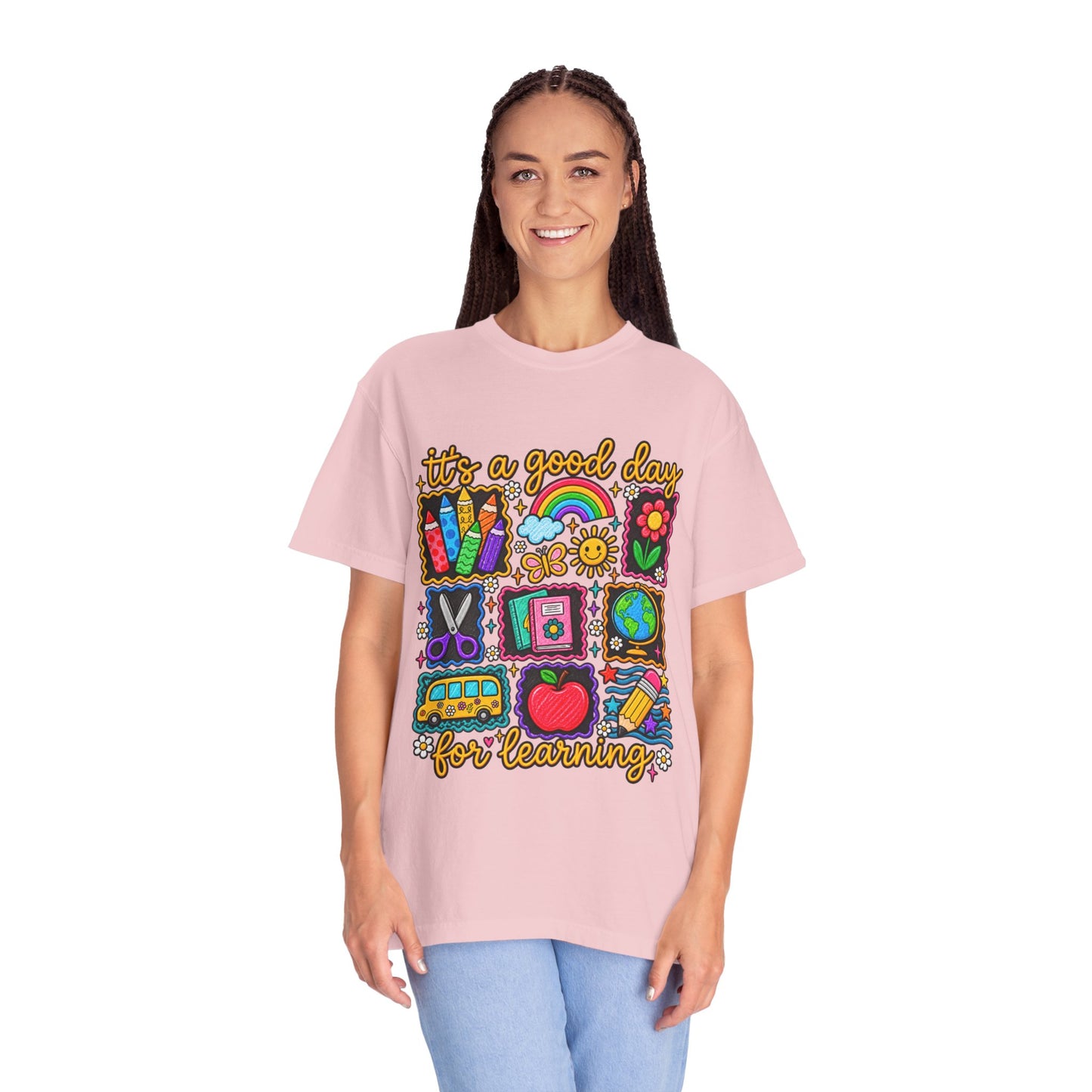 It's a Good Day for Learning T-Shirt — Cute School Icons Teacher & Student Tee