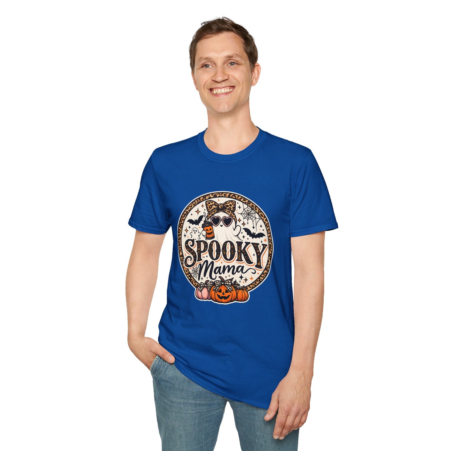 Spooky Mama T-Shirt — Halloween Ghost Graphic Tee