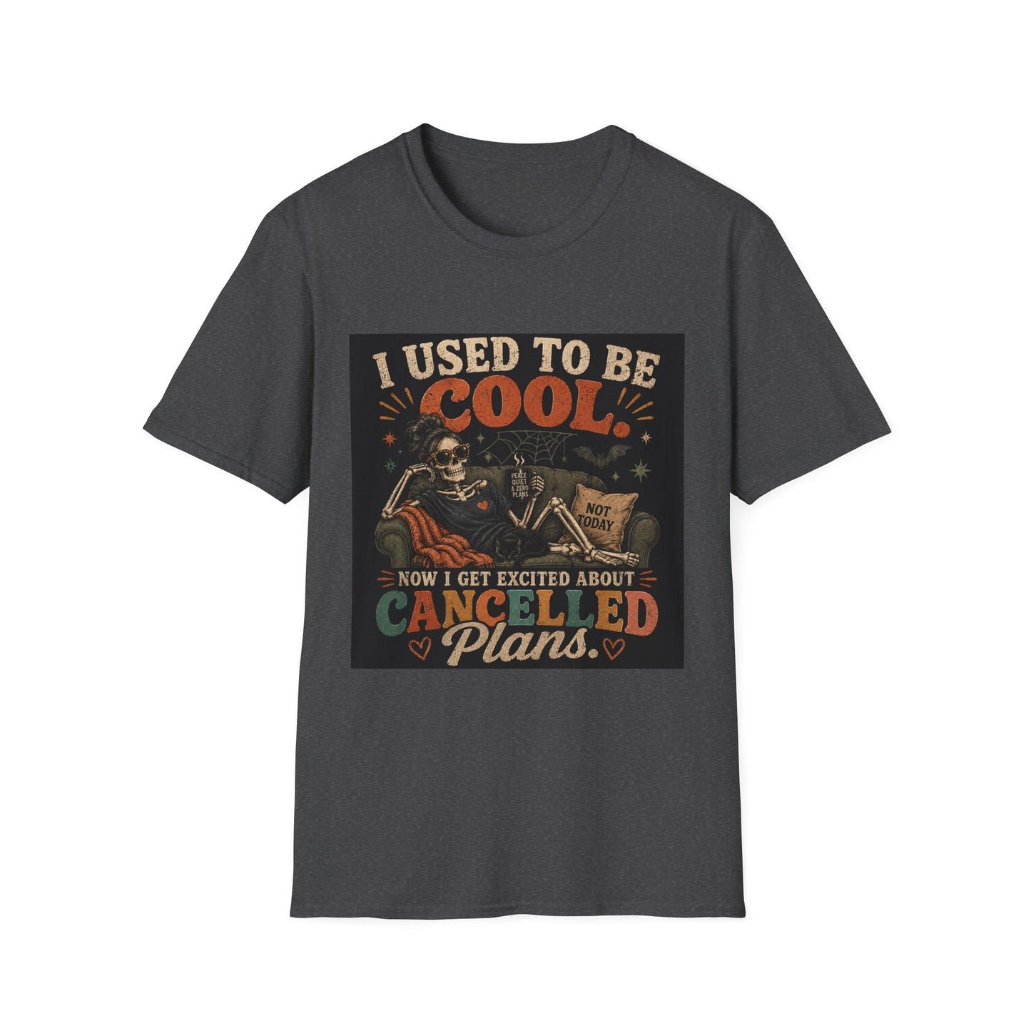 I Used to Be Cool Skeleton Shirt | Funny Canceled Plans Tee