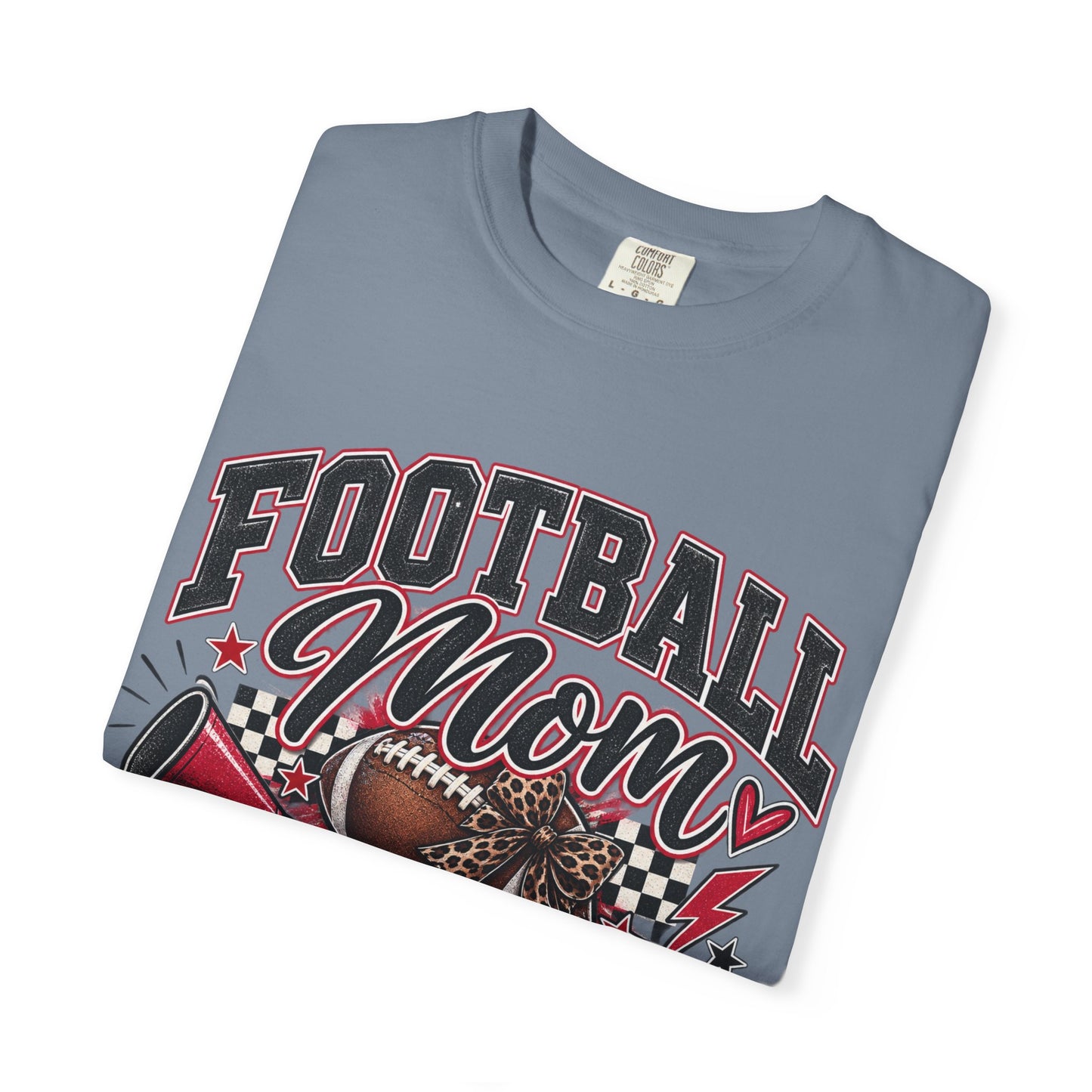 Football Mom Louder Than Your Coach Graphic Tee