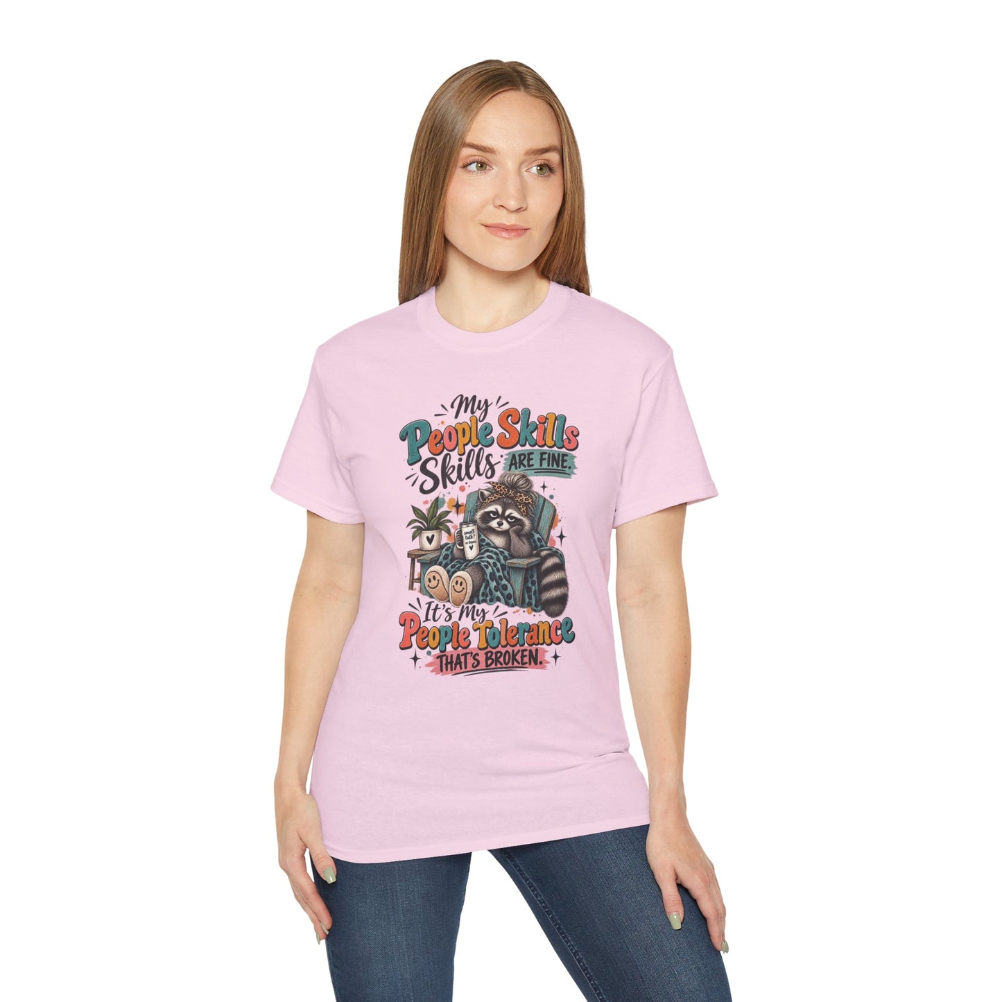 My People Skills Are Fine Sloth Shirt | Funny Graphic Tee